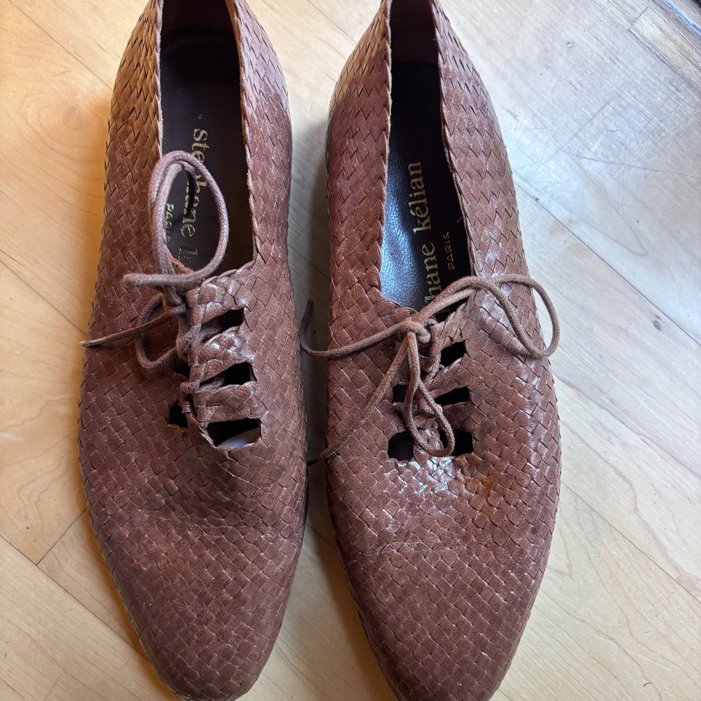 Vintage Stephane Kelian woven shoes